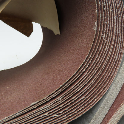 Deerfos 7" x 93" Aluminum Oxide Sanding Belt 100 Grit Lot Of 15