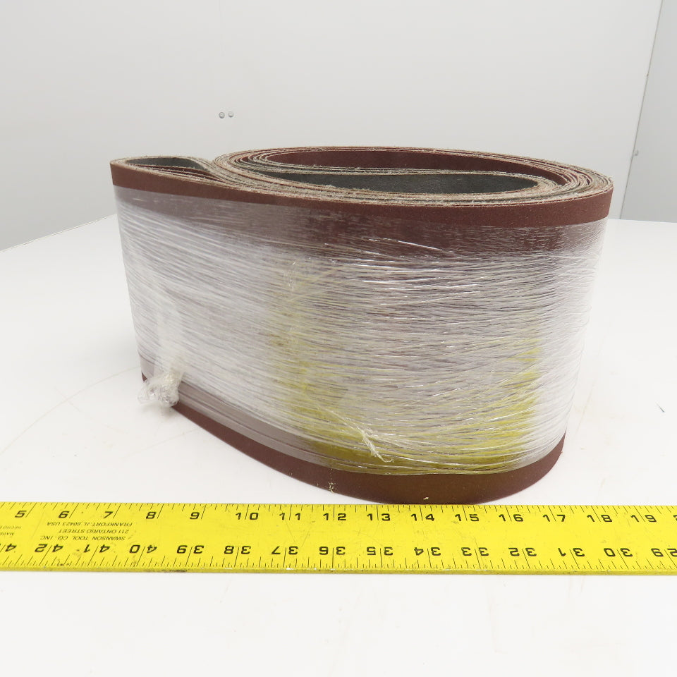 Deerfos 7" x 93" Aluminum Oxide Sanding Belt 100 Grit Lot Of 13