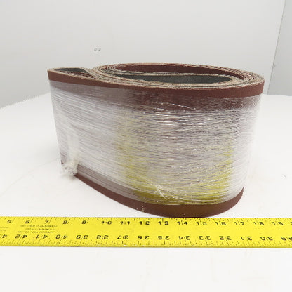Deerfos 7" x 93" Aluminum Oxide Sanding Belt 100 Grit Lot Of 13