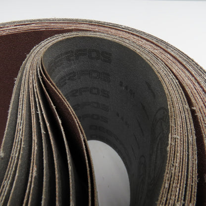 Deerfos 7" x 93" Aluminum Oxide Sanding Belt 100 Grit Lot Of 13