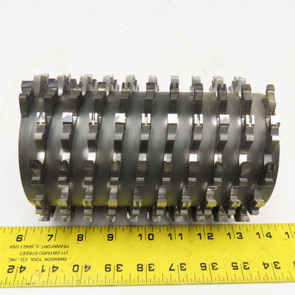 d40Z12-HW 120mm OD x 180mm Multi-Spiral Wood Planing Roller Cylinder 40mm Bore