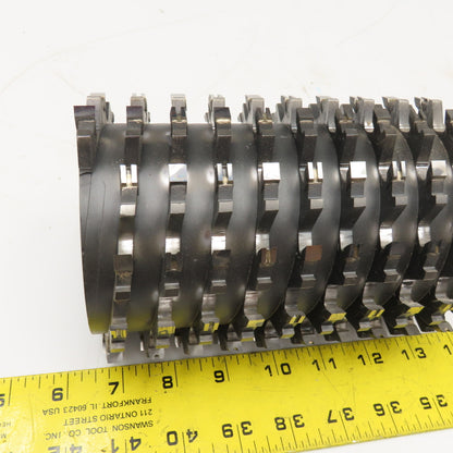 d40Z12-HW 120mm OD x 180mm Multi-Spiral Wood Planing Roller Cylinder 40mm Bore