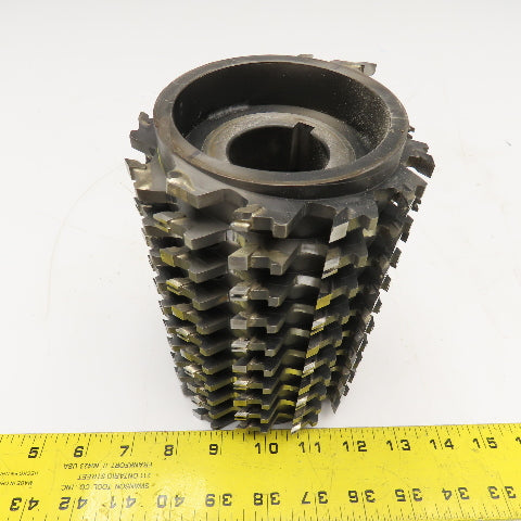 d40Z12-HW 120mm OD x 180mm Multi-Spiral Wood Planing Roller Cylinder 40mm Bore