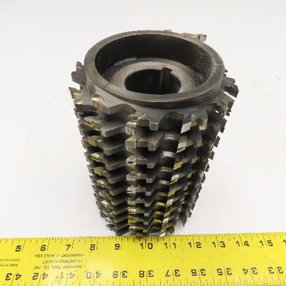 d40Z12-HW 120mm OD x 180mm Multi-Spiral Wood Planing Roller Cylinder 40mm Bore