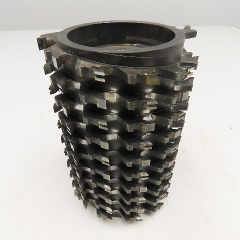 d40Z12-HW 120mm OD x 180mm Multi-Spiral Wood Planing Roller Cylinder 40mm Bore