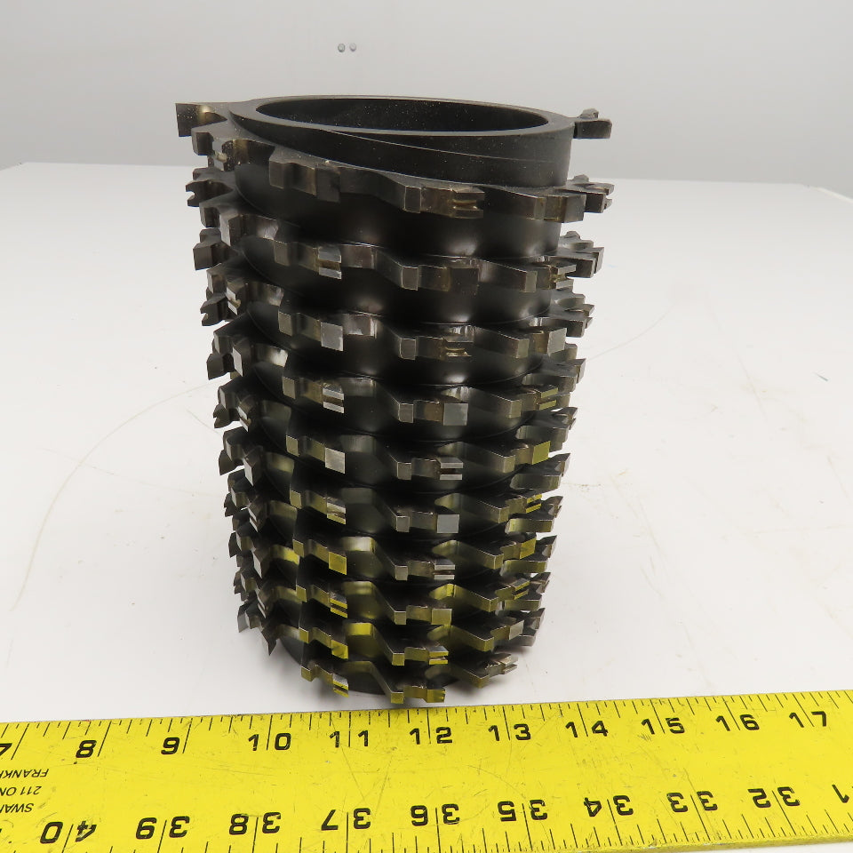 d40Z12-HW 120mm OD x 180mm Multi-Spiral Wood Planing Roller Cylinder 40mm Bore