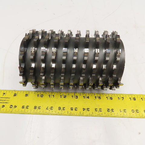 d40Z12-HW 120mm OD x 180mm Multi-Spiral Wood Planing Roller Cylinder 40mm Bore