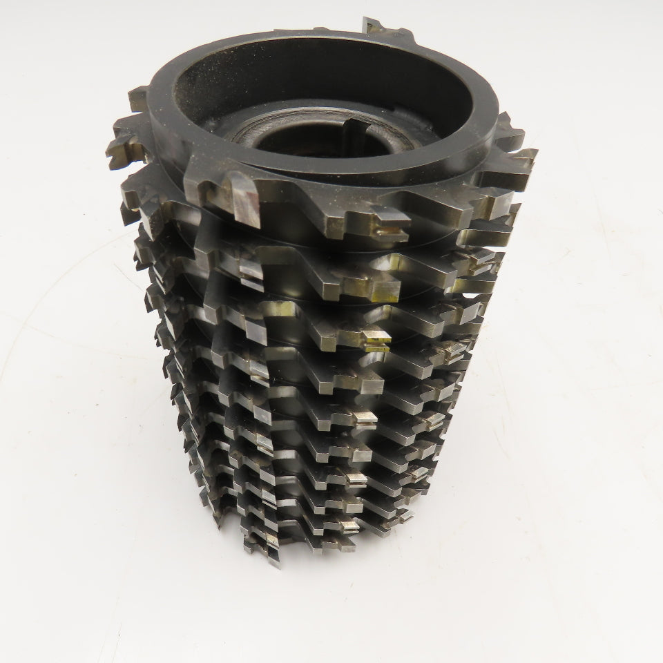 d40Z12-HW 120mm OD x 180mm Multi-Spiral Wood Planing Roller Cylinder 40mm Bore