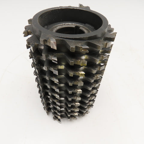 d40Z12-HW 120mm OD x 180mm Multi-Spiral Wood Planing Roller Cylinder 40mm Bore