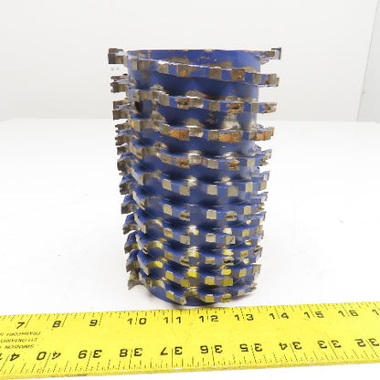 119mm OD x 180mm Multi-Spiral Wood Planing Roller Cylinder 40mm Bore
