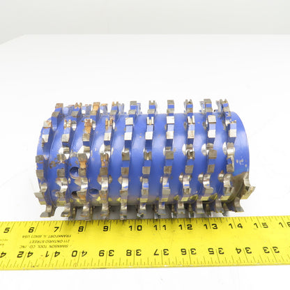 119mm OD x 180mm Multi-Spiral Wood Planing Roller Cylinder 40mm Bore