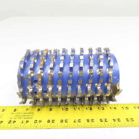 119mm OD x 180mm Multi-Spiral Wood Planing Roller Cylinder 40mm Bore
