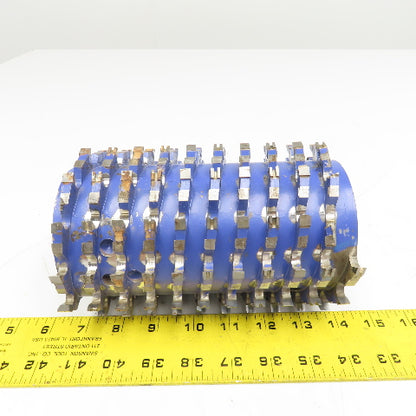 119mm OD x 180mm Multi-Spiral Wood Planing Roller Cylinder 40mm Bore