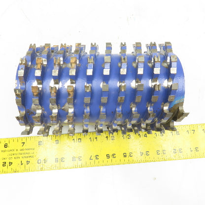 119mm OD x 180mm Multi-Spiral Wood Planing Roller Cylinder 40mm Bore