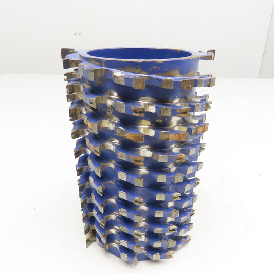 119mm OD x 180mm Multi-Spiral Wood Planing Roller Cylinder 40mm Bore