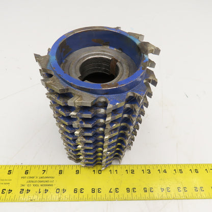 118mm OD x 180mm Multi-Spiral Wood Planing Roller Cylinder 40mm Bore