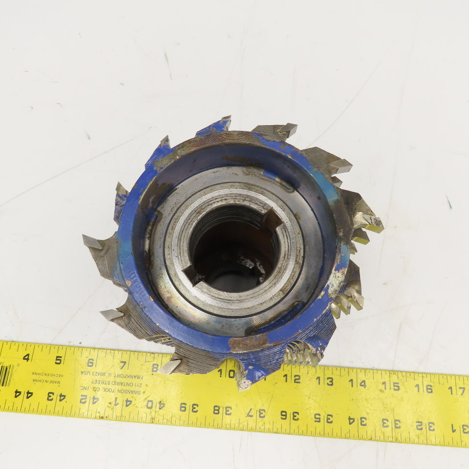 118mm OD x 180mm Multi-Spiral Wood Planing Roller Cylinder 40mm Bore
