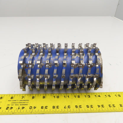 118mm OD x 180mm Multi-Spiral Wood Planing Roller Cylinder 40mm Bore