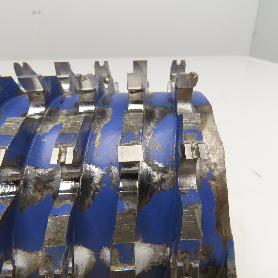 118mm OD x 180mm Multi-Spiral Wood Planing Roller Cylinder 40mm Bore
