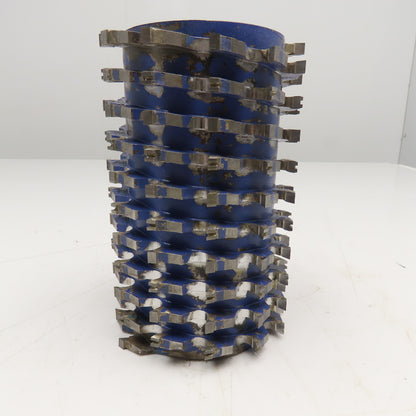 118mm OD x 180mm Multi-Spiral Wood Planing Roller Cylinder 40mm Bore