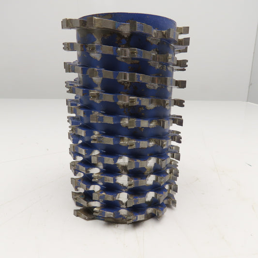 118mm OD x 180mm Multi-Spiral Wood Planing Roller Cylinder 40mm Bore