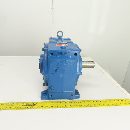 Econo 90E32LZ0DIS 25.3:1 Ratio Left Hand Gear Reducer 7/8" x 1-3/4" Shafts