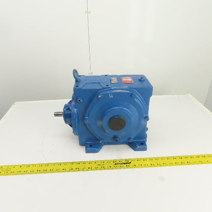 Econo 90E32LZ0DIS 25.3:1 Ratio Left Hand Gear Reducer 7/8" x 1-3/4" Shafts
