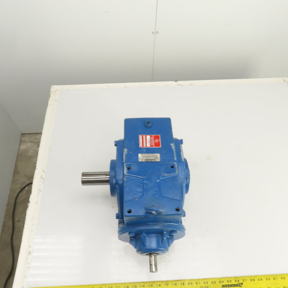 Econo 90E32LZ0DIS 25.3:1 Ratio Left Hand Gear Reducer 7/8" x 1-3/4" Shafts