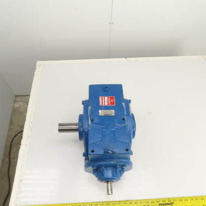 Econo 90E32LZ0DIS 25.3:1 Ratio Left Hand Gear Reducer 7/8" x 1-3/4" Shafts