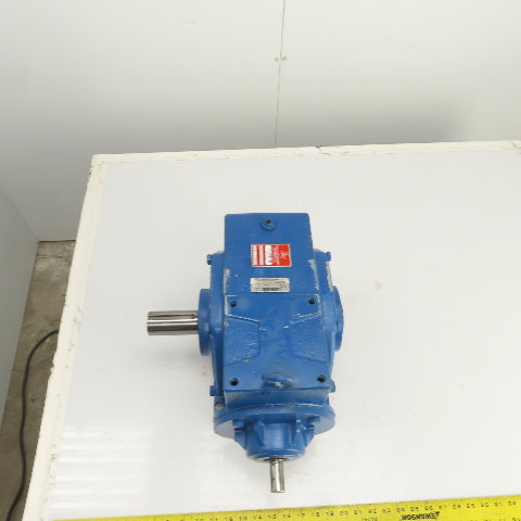 Econo 90E32LZ0DIS 25.3:1 Ratio Left Hand Gear Reducer 7/8" x 1-3/4" Shafts