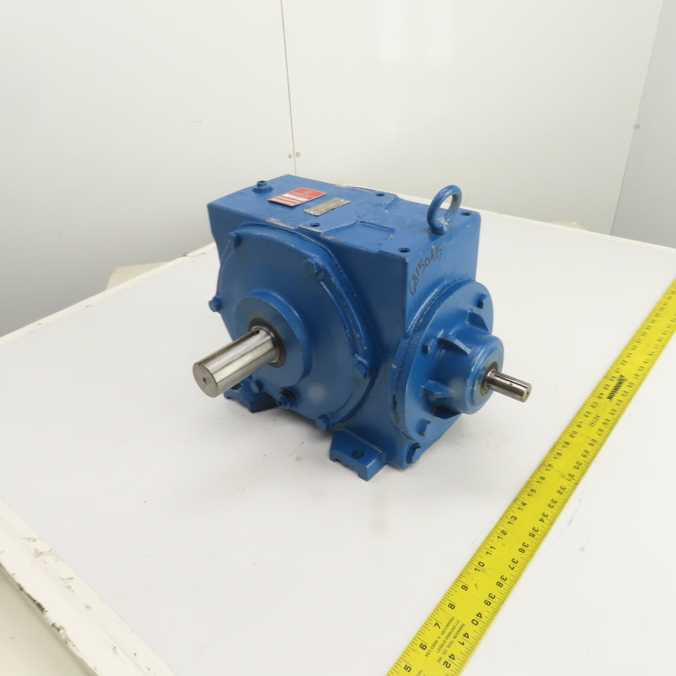Econo 90E32LZ0DIS 25.3:1 Ratio Left Hand Gear Reducer 7/8" x 1-3/4" Shafts