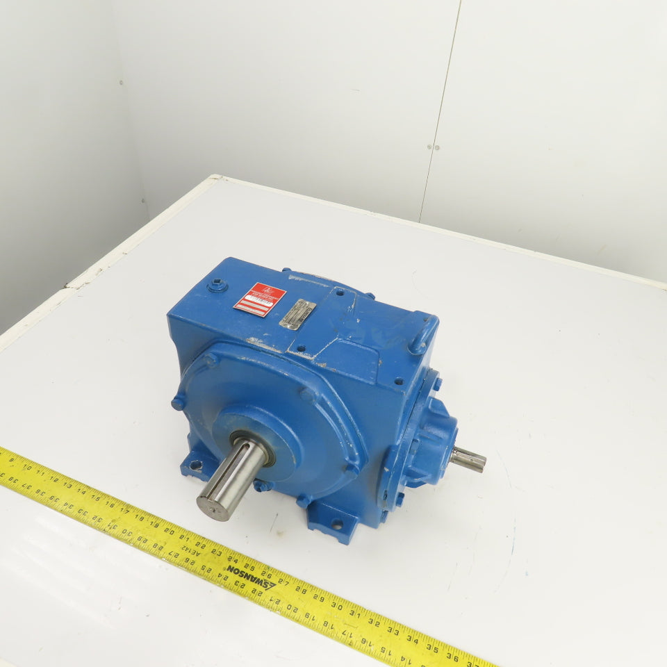 Econo 90E32LZ0DIS 25.3:1 Ratio Left Hand Gear Reducer 7/8" x 1-3/4" Shafts