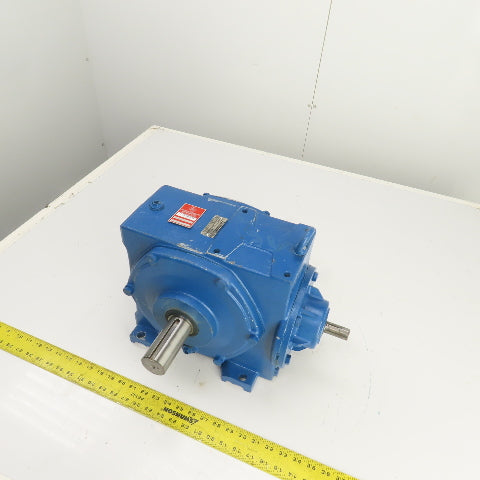 Econo 90E32LZ0DIS 25.3:1 Ratio Left Hand Gear Reducer 7/8" x 1-3/4" Shafts