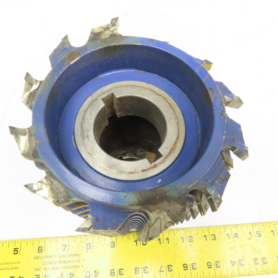 d40Z12-HW 119mm OD x 180mm Multi-Spiral Wood Planing Roller Cylinder 40mm Bore