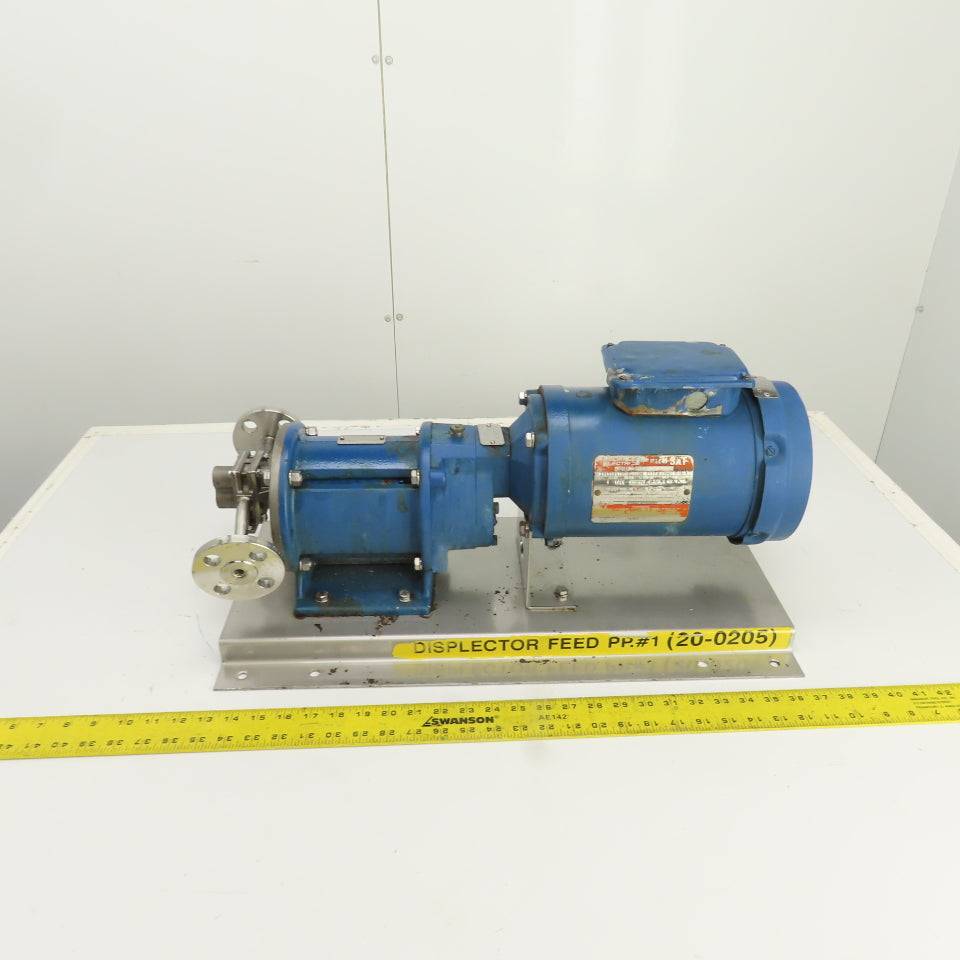 Liquiflo SP000 1HP Stainless Steel Displector Feed Pump 230/460V 3PH 1725RPM
