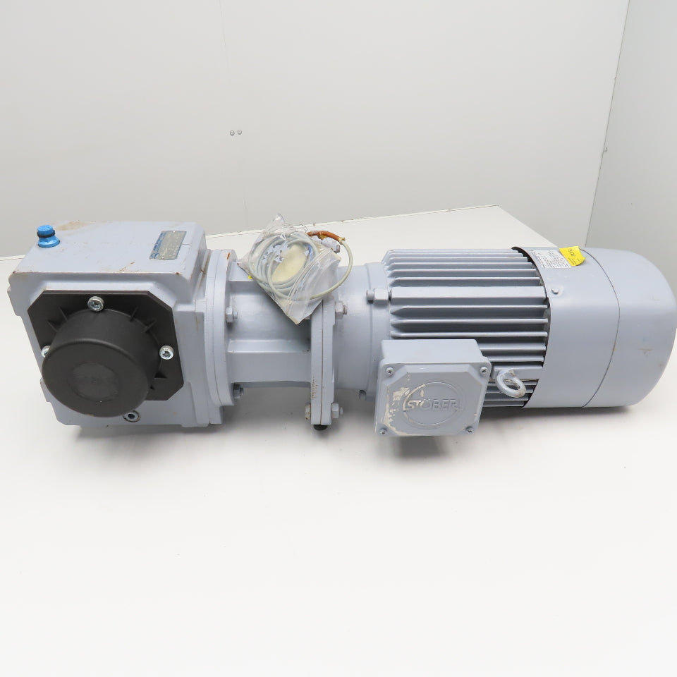 Stober S302SG0230MR30D100L4 Gear Motor 23.4:1 60RPM Output 3kW 220-480V 3Ph
