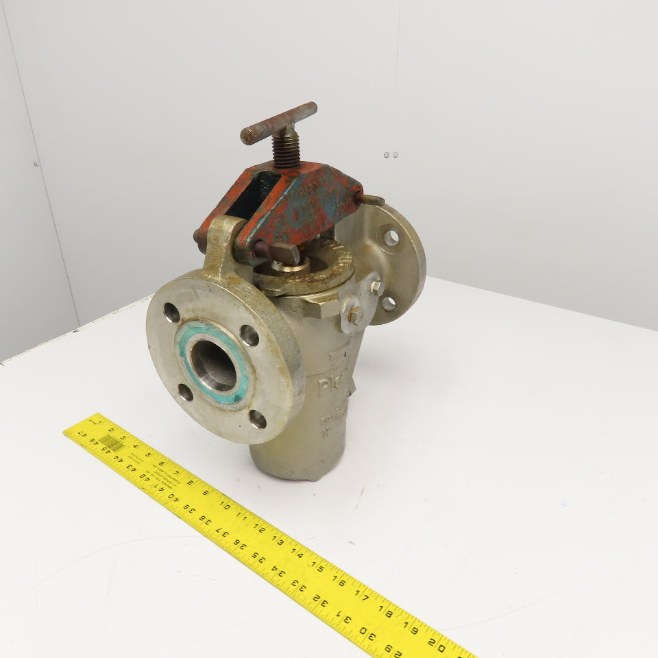Plenty 2"-300 Simplex 2" Flange Mount Single Filter Assembly Stainless Steel