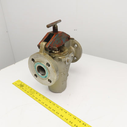 Plenty 2"-300 Simplex 2" Flange Mount Single Filter Assembly Stainless Steel
