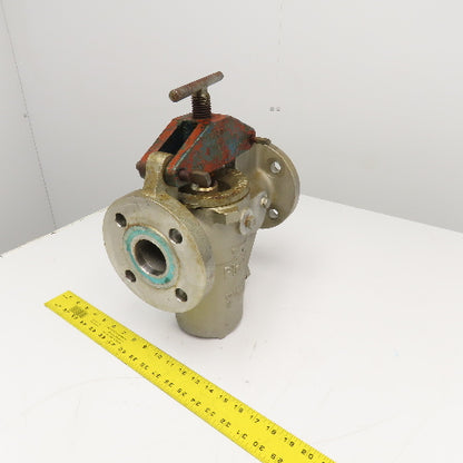 Plenty 2"-300 Simplex 2" Flange Mount Single Filter Assembly Stainless Steel