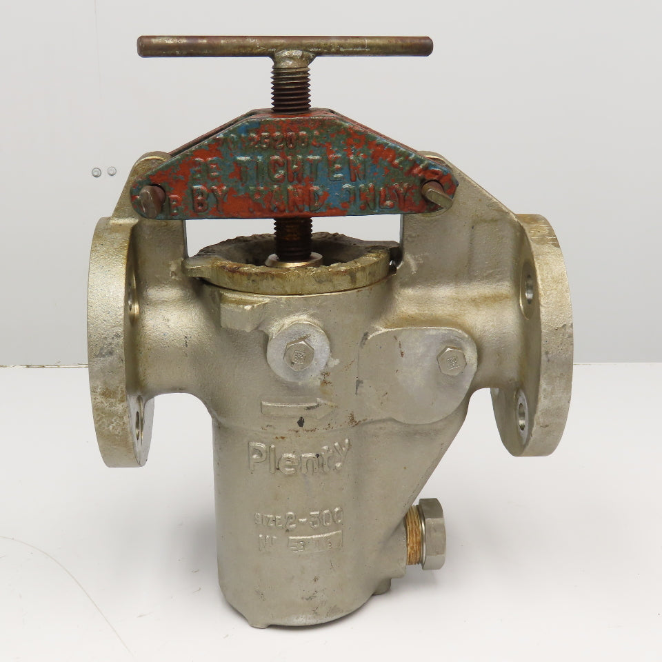 Plenty 2"-300 Simplex 2" Flange Mount Single Filter Assembly Stainless Steel