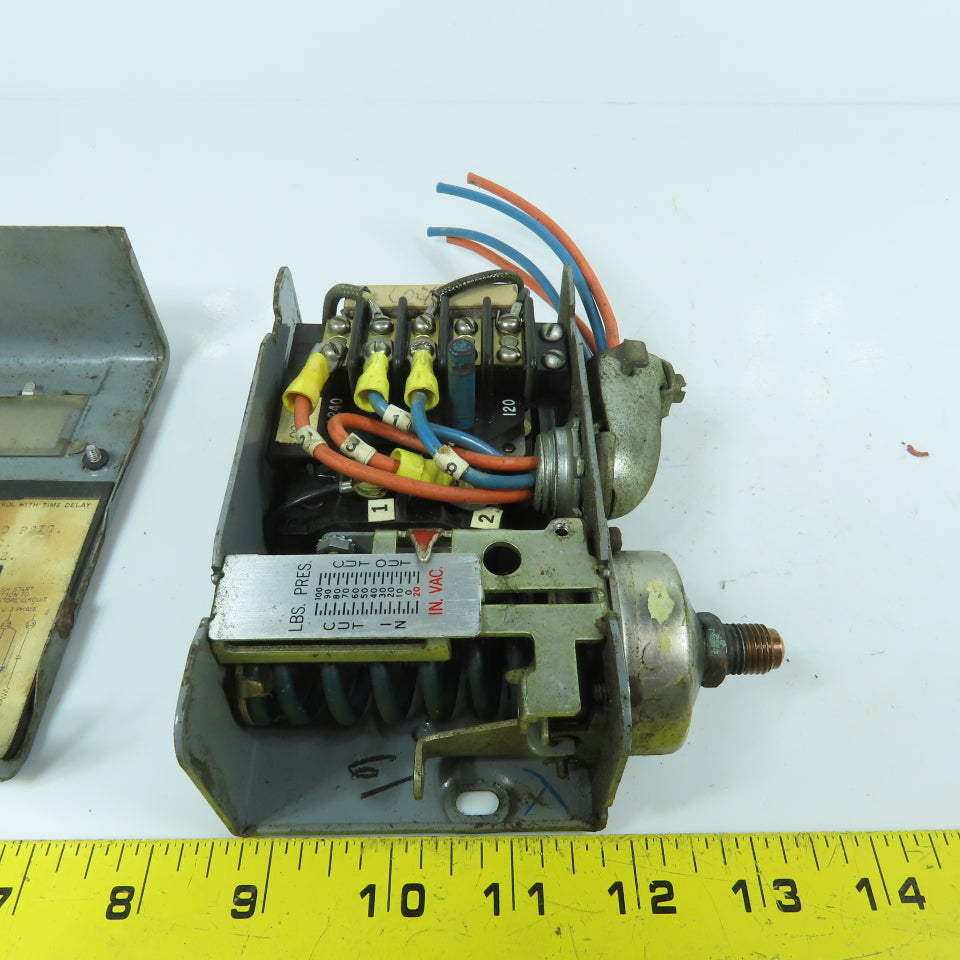 Penn P29NC-2 Low Pressure Control Switch 20/100PSIG W/ Time Delay