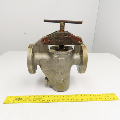 Plenty 2"-300 Simplex 2" Flange Mount Single Filter Assembly Stainless Steel