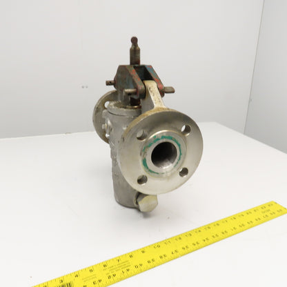 Plenty 2"-300 Simplex 2" Flange Mount Single Filter Assembly Stainless Steel