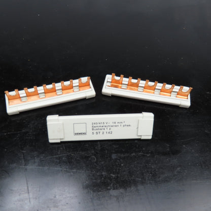 Siemens 5 ST 2 142 1Ph Bus Bar 240/415V 5 Point Lot Of 3