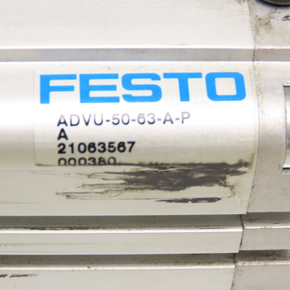 Festo ADVU-50-63-A-P 50mm Bore 63mm Stroke Double Acting Air Cylinder