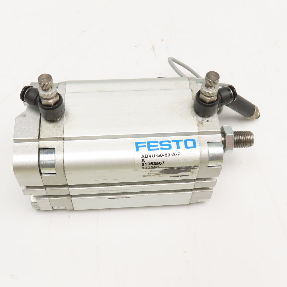 Festo ADVU-50-63-A-P 50mm Bore 63mm Stroke Double Acting Air Cylinder