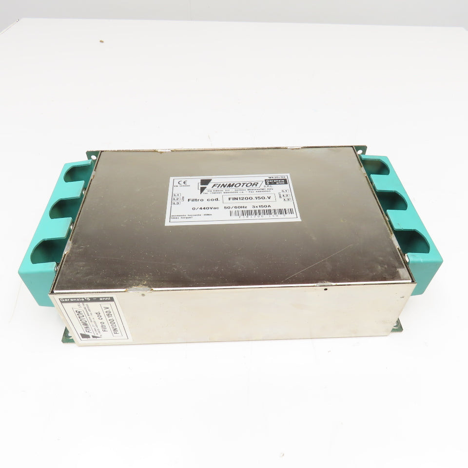 Fin Motor FIN1200.150.V 0/440V 50/60Hz 3x150A 3 Phase Line Filter