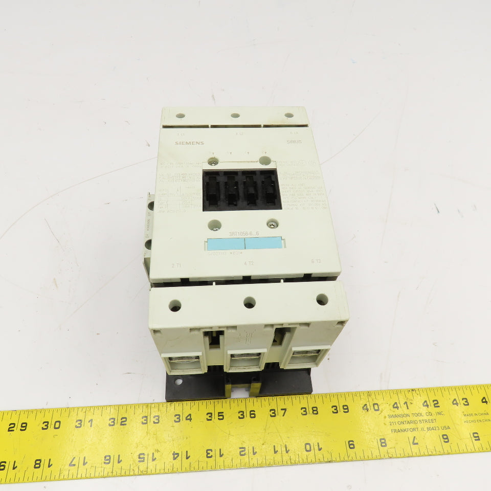 Siemens 3RT1056-6NP36 600V Contactor 200-277V Coil 50/60Hz/DC