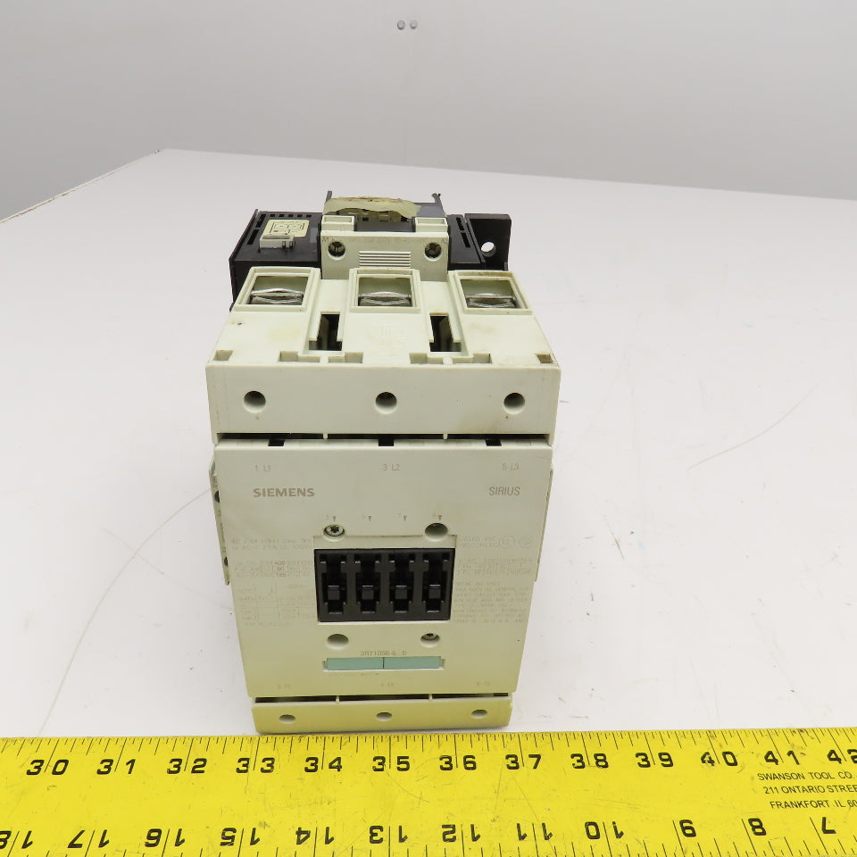 Siemens 3RT1056-6NP36 600V Contactor 200-277V Coil 50/60Hz/DC