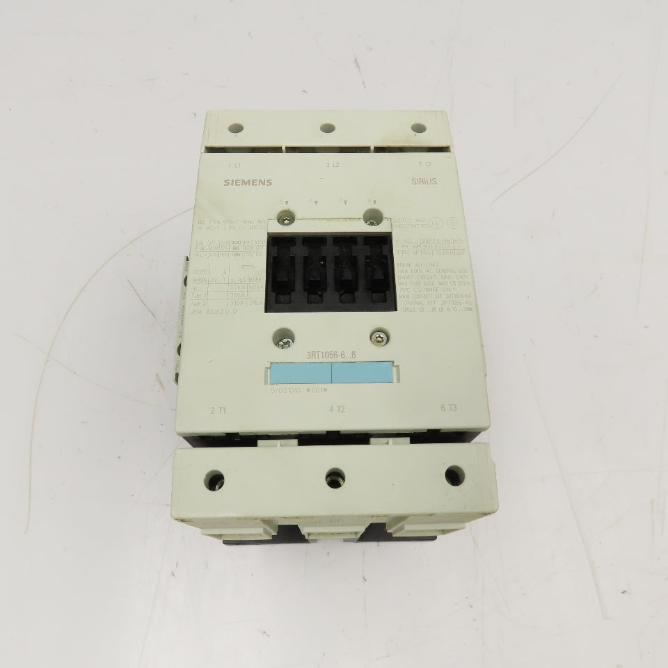 Siemens 3RT1056-6NP36 600V Contactor 200-277V Coil 50/60Hz/DC